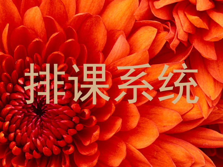 排课系统