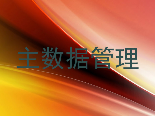 主数据管理