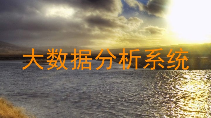 大数据分析系统