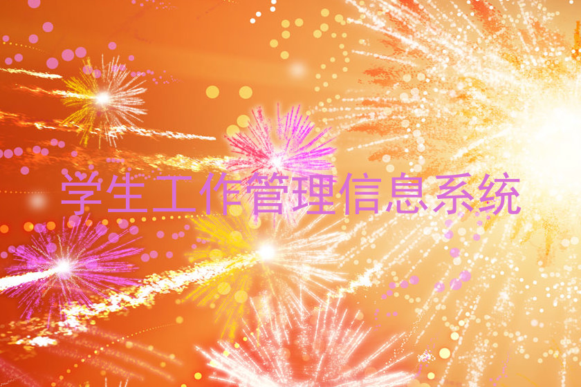 学生工作管理信息系统