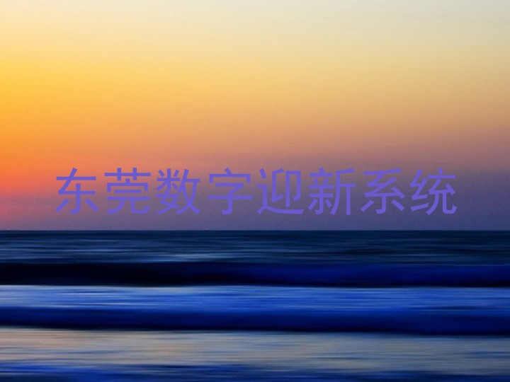 东莞数字迎新系统
