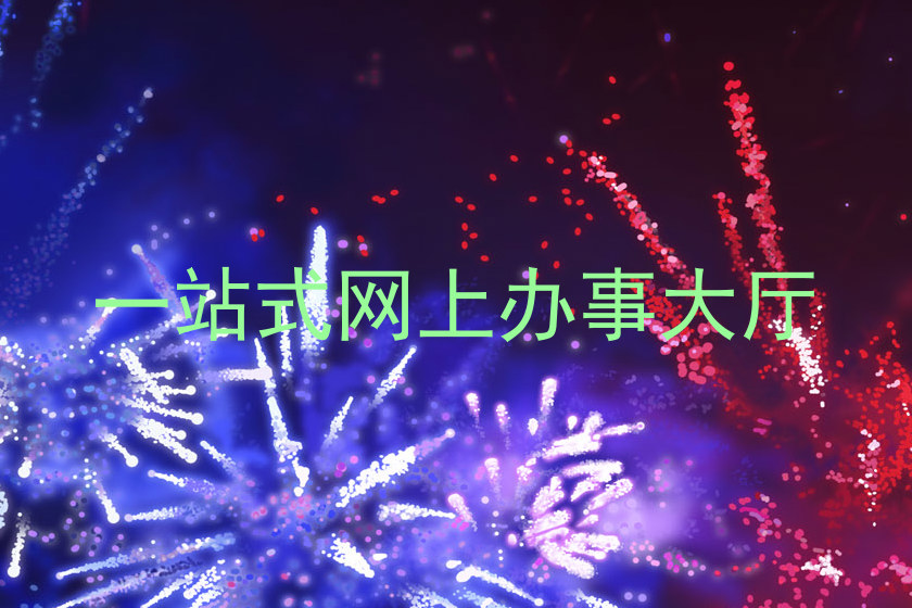 一站式网上办事大厅