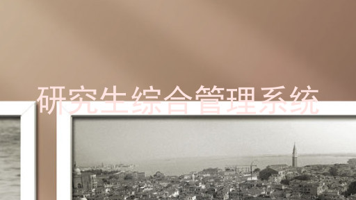 研究生综合管理系统