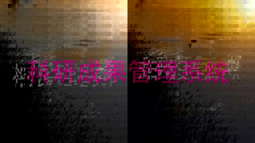 科研成果管理系统
