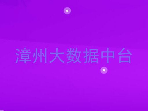 漳州大数据中台