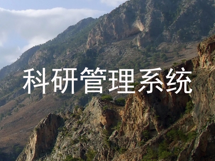 科研管理系统