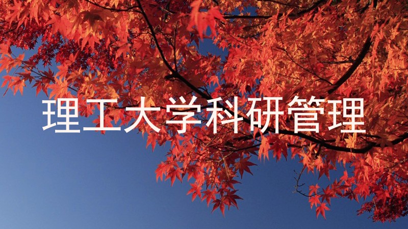 理工大学科研管理