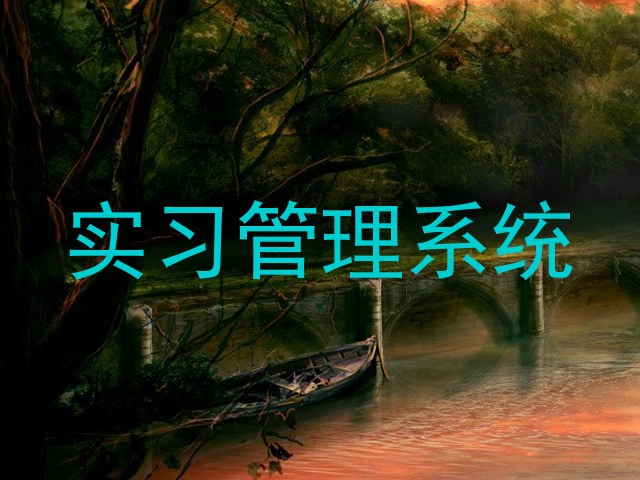 实习管理系统