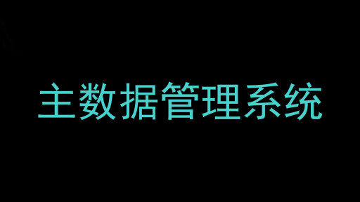 主数据管理系统