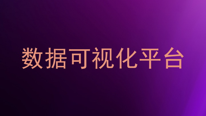 数据可视化平台
