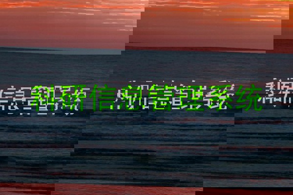 科研信息管理系统