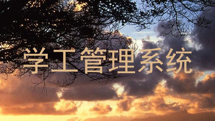 学工管理系统