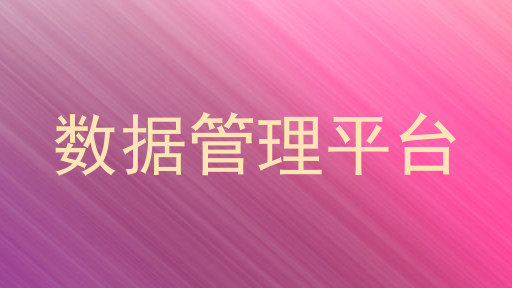 数据管理平台
