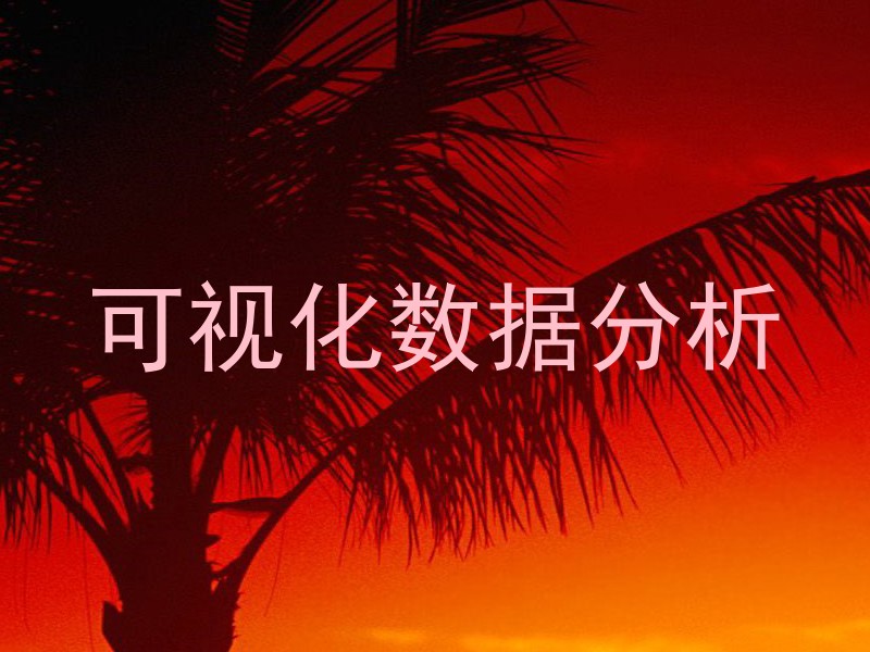 可视化数据分析