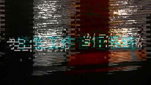 学生工作管理系统