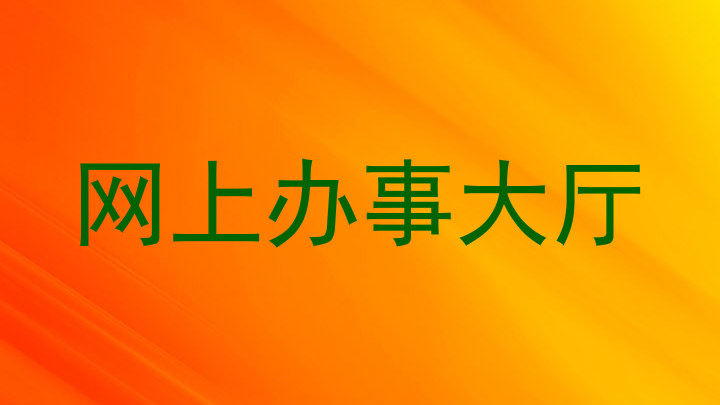 网上办事大厅