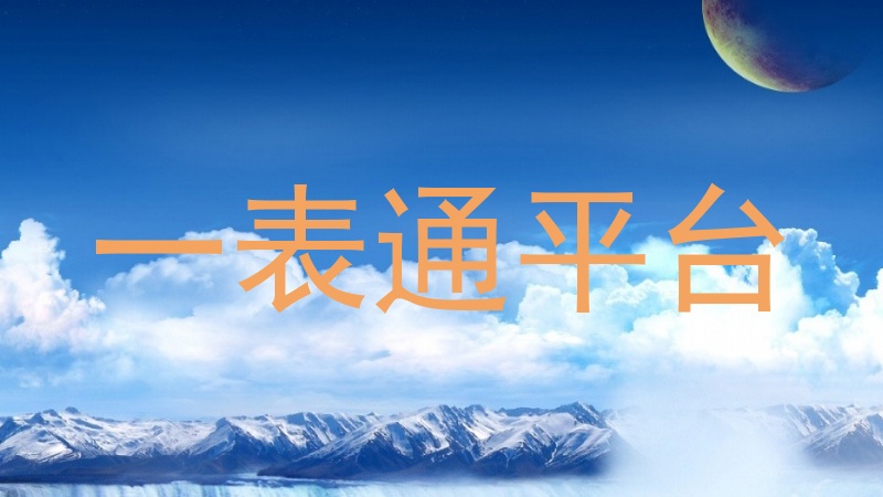 一表通平台