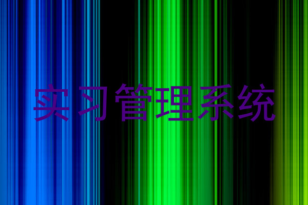 实习管理系统