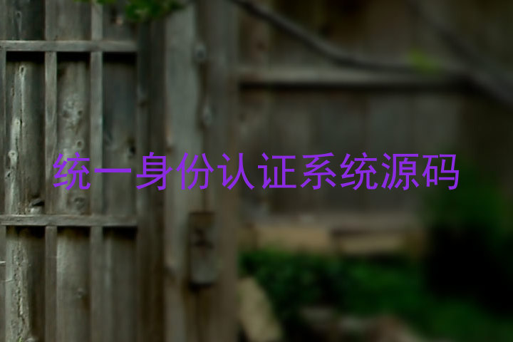 统一身份认证系统源码