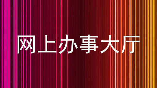 网上办事大厅
