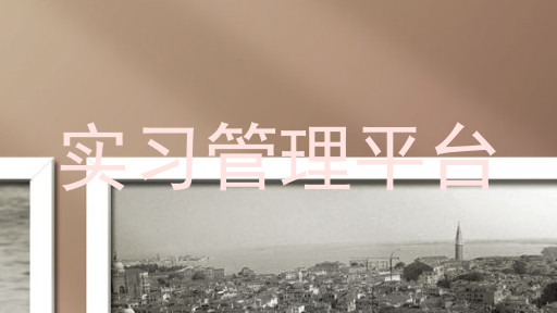实习管理平台