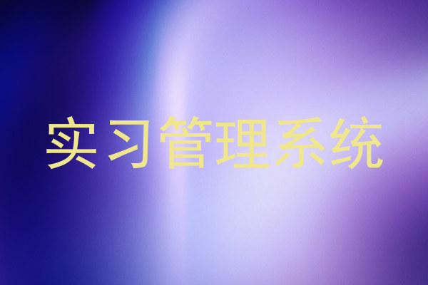 实习管理系统
