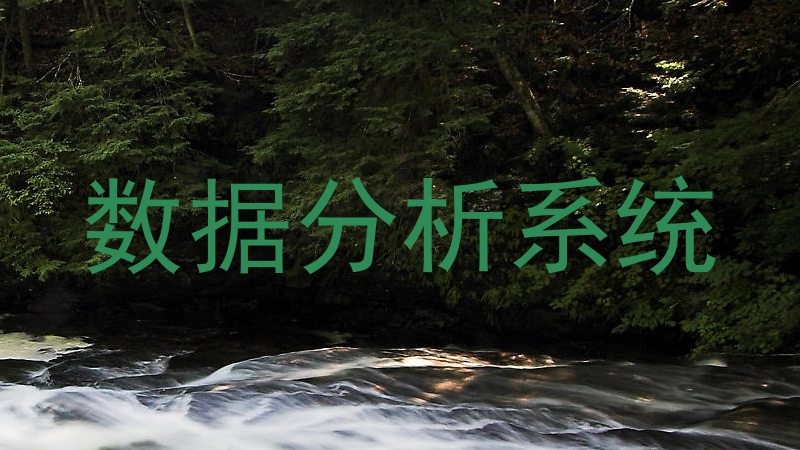 数据分析系统