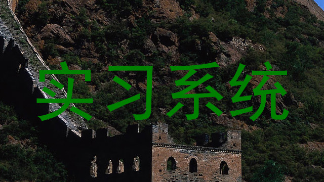 实习系统