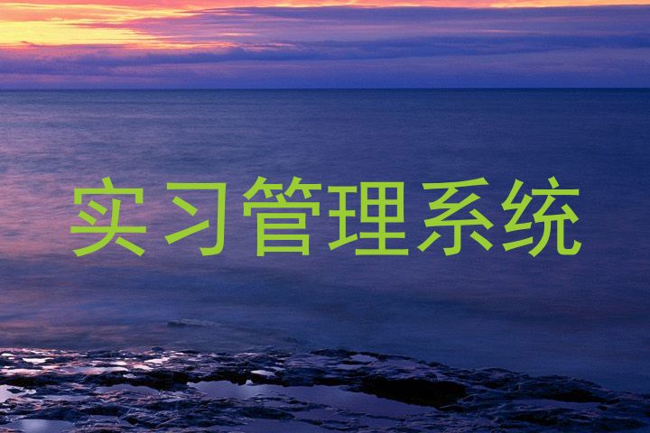 实习管理系统