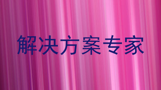 解决方案专家