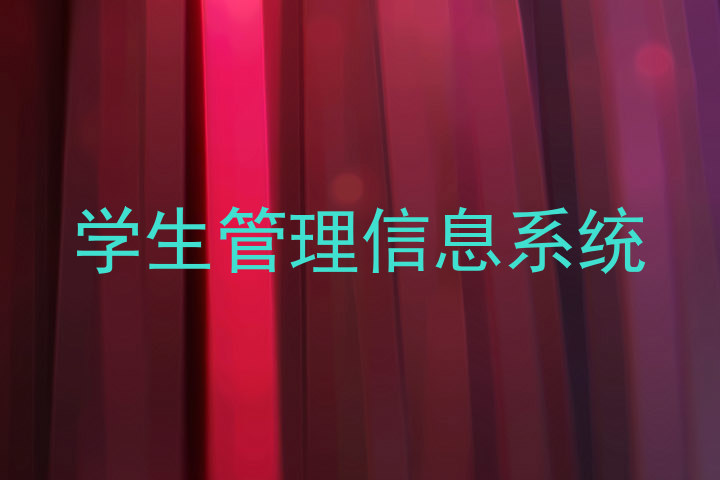 学生管理信息系统