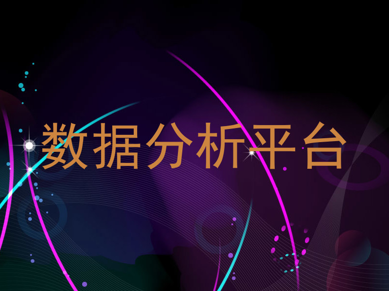 数据分析平台