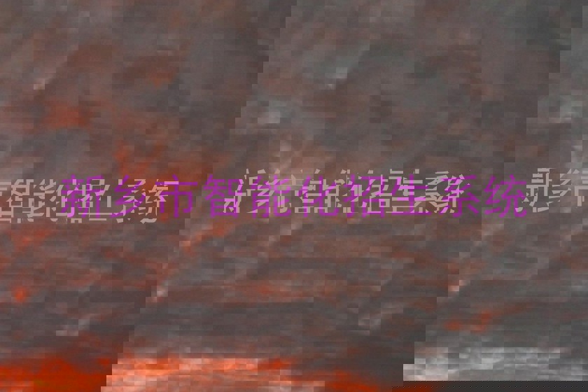 新乡市智能化招生系统