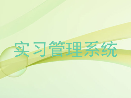 实习管理系统