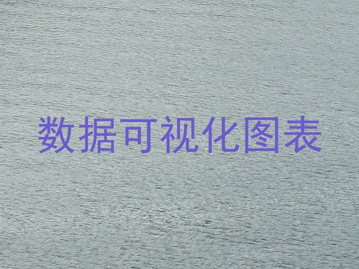 数据可视化图表