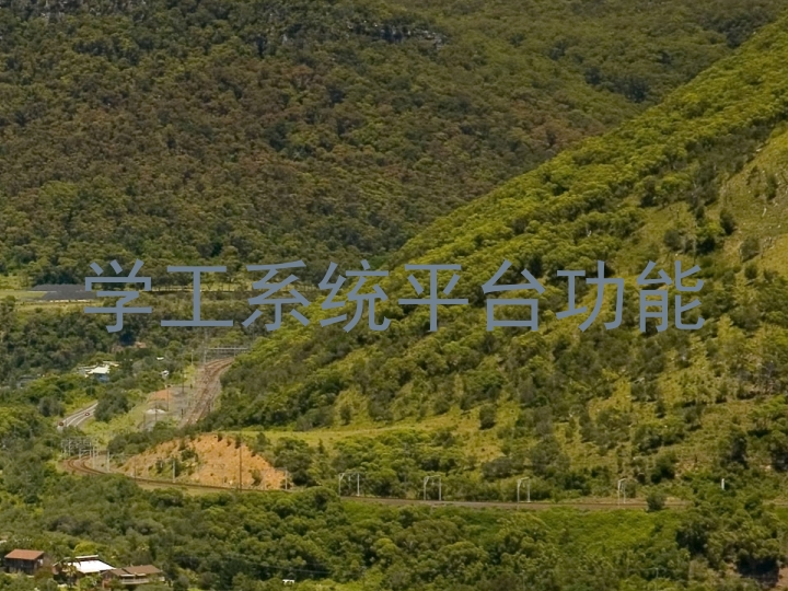 学工系统平台功能