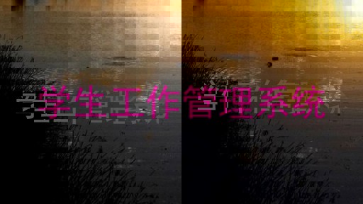 学生工作管理系统