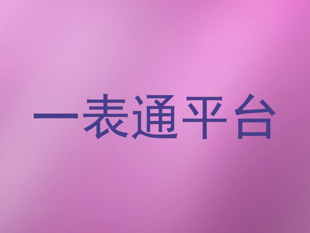 一表通平台