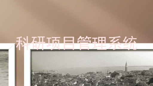 科研项目管理系统