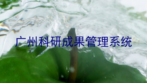 广州科研成果管理系统
