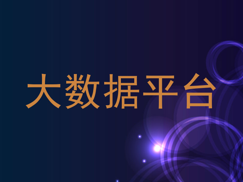 大数据平台