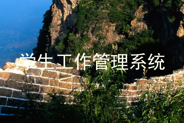 学生工作管理系统
