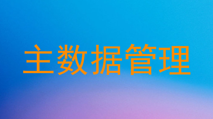 主数据管理