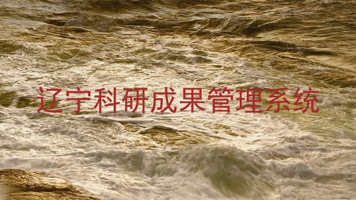 辽宁科研成果管理系统