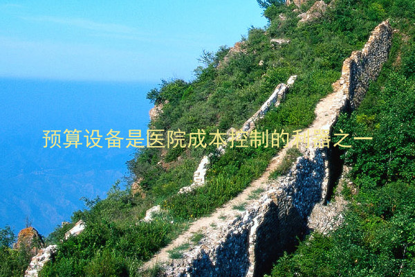 预算设备是医院成本控制的利器之一