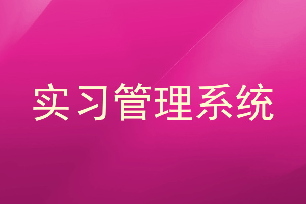 实习管理系统