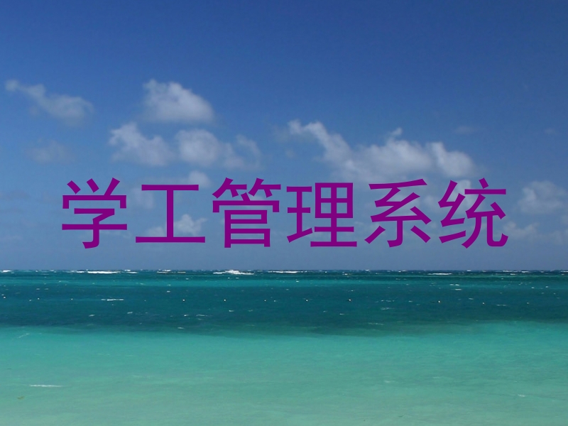 学工管理系统
