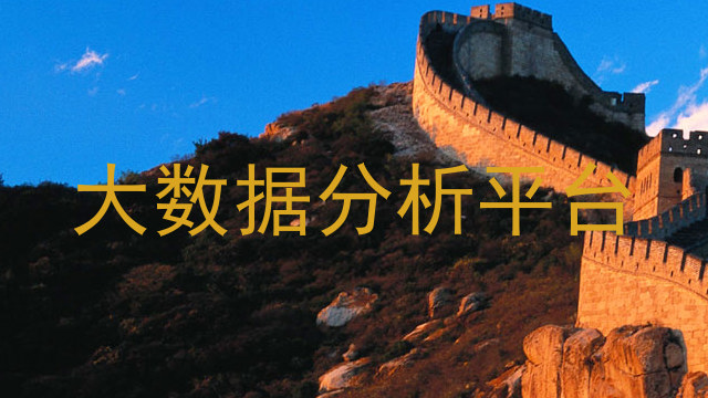 大数据分析平台