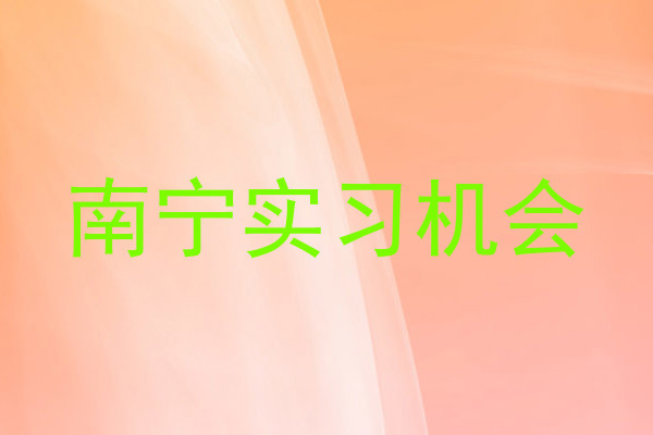 南宁实习机会