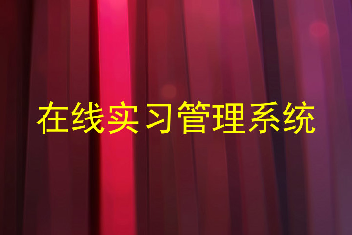 在线实习管理系统